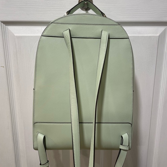 Kate Spade Perry Leather Large Backpack, Mint Green - Picture 4 of 5